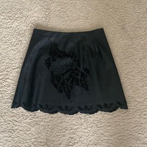 Black BCBG Maxazria mini skirt